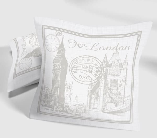 Barngosig kudde 40x40 Darymex vit London