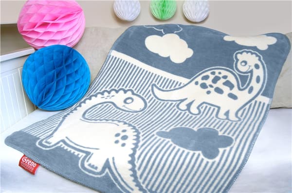 Greno 75x100 Dino Sea Dinosaurs Babyfilt