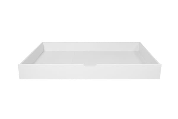 Babysengeskuffe Tatam 70x140 med hjul - Hvid opbevaringsskuffe under sengen