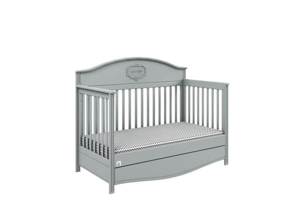 Good night neutral grå säng 70x140 med låda