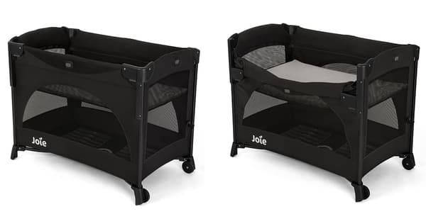 Joie Kubbie Sleep resesäng med extrasängfunktion Shale