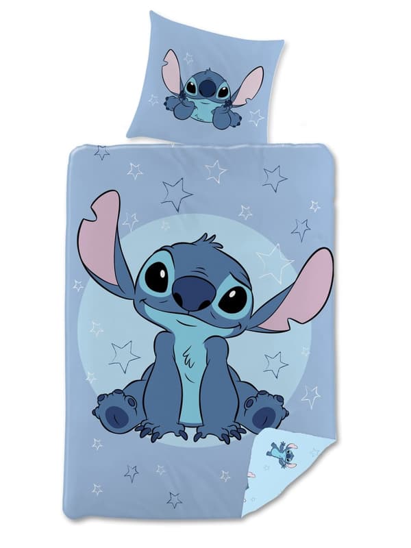 Disney Stitch Bäddset Blått 140x200cm