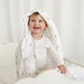 Pikkukuva 2 / 3: Vaalea musliinipäiväpeitto 150x200 Beige Puput, Lullalove