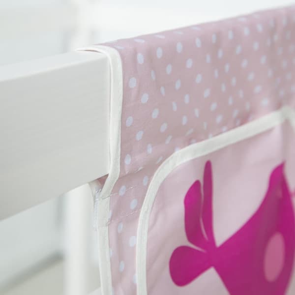 Sängtillbehör, 80x30 cm, Rosa