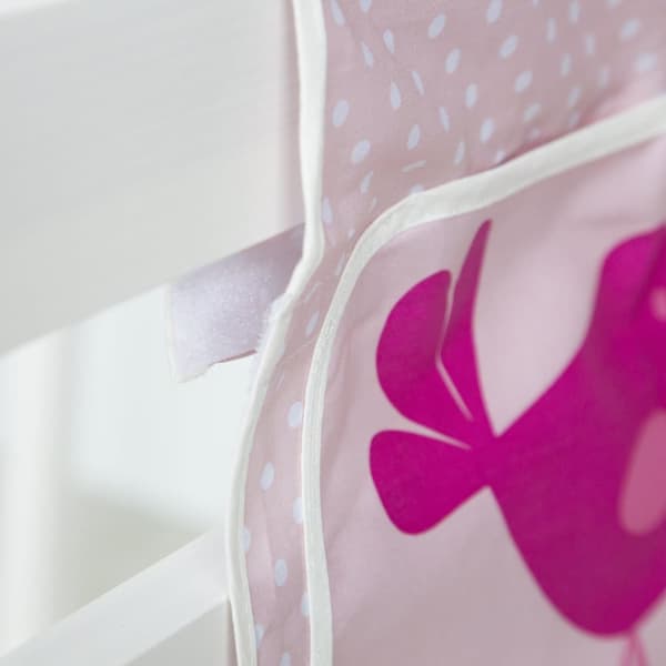 Sängtillbehör, 80x30 cm, Rosa