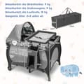 Miniatyrbillede 2 af 8: Baby seng, 102x72x74 cm, Grå