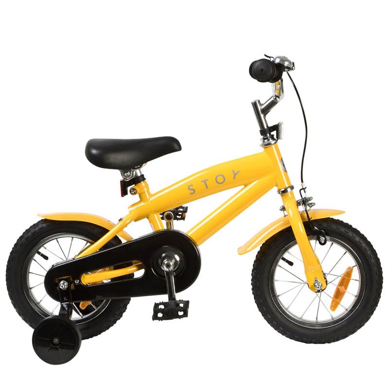 STOY 12" Cruiser Frame Cykel Gul