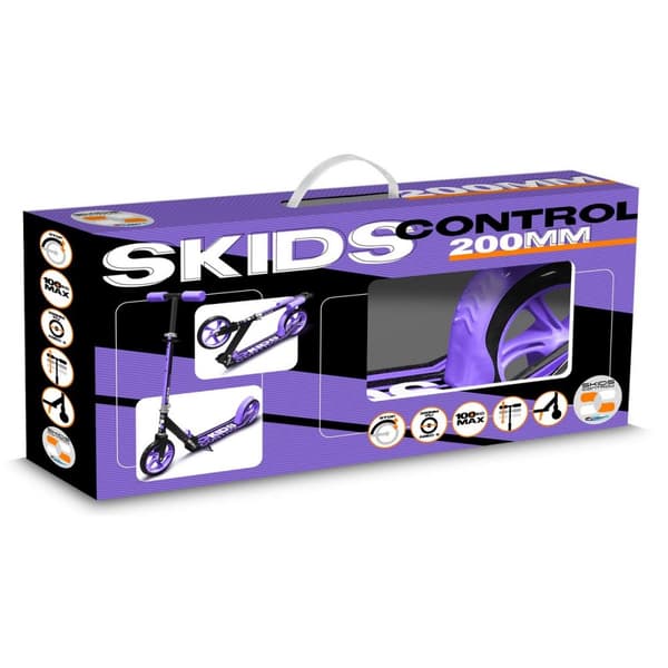 Sparkcykel SKIDS CONTROL Purpur Hopfällbar Kofot