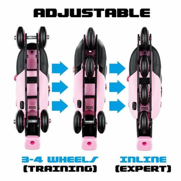 Inline rullaluistimet Moltó Pinkki Säädettävä 35-38