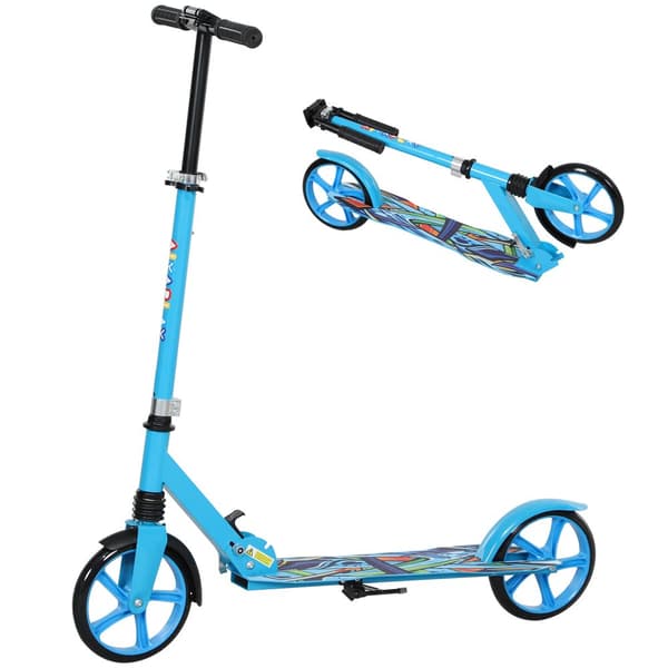 Barns Sparkcykel, 94x38x88-103 cm, Blå