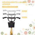 Miniatyrbild 4 av 9: Barns Sparkcykel, 139x58x90-96 cm, Orange Svart