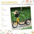 Miniatyrbild 5 av 9: Barns Sparkcykel, 139x58x90-96 cm, Orange Svart
