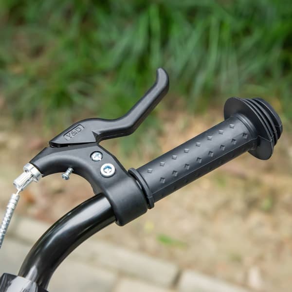 Barns Sparkcykel, 139x58x90-96 cm, Orange Svart