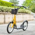 Miniatyrbild 2 av 9: Barns Sparkcykel, 139x58x90-96 cm, Orange Svart