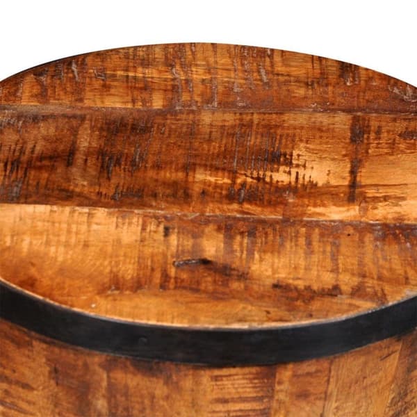 vidaXL Timeglassformet krakk grovt mangotre