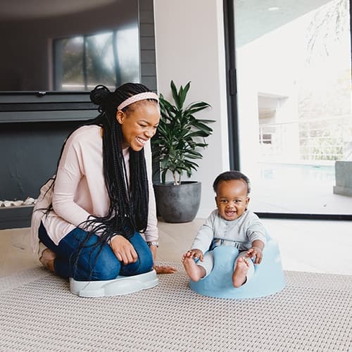 Bumbo Floor Seat - babystol, pudderblå