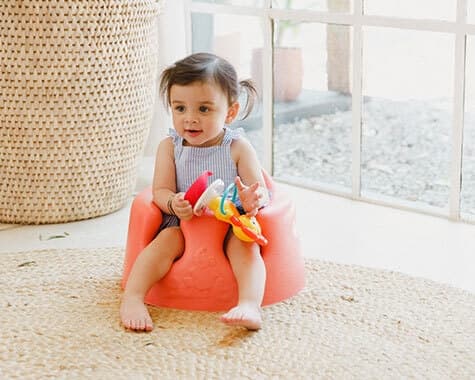 Bumbo Floor Seat - babystol, pudderblå