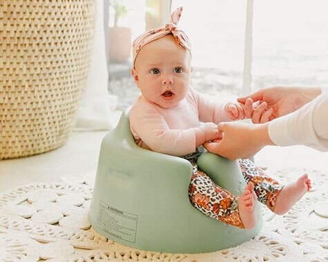 Bumbo Floor Seat - babystol, pudderblå