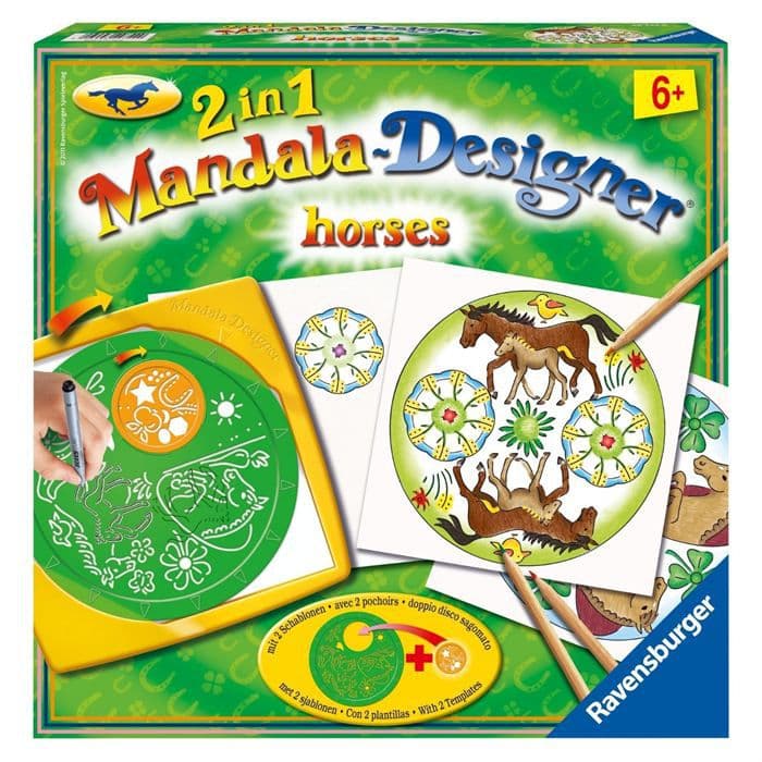 RAVENSBURGER Mandala Designer 2 in 1 hevoset
