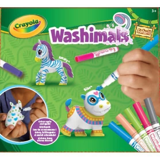 Pesemat eläimet - värjättävät eläinni - Safari Kit 2
