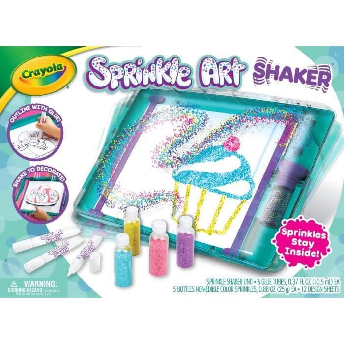 Crayola - Sprinkle Art Shaker - Aktiviteetit lapsille