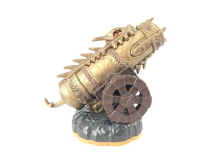 Skylanders Rare Item Golden Dragonfire Cannon (Skylander Giants)
