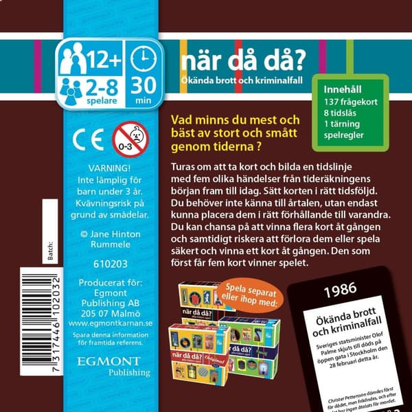 När då då? Ökända brott