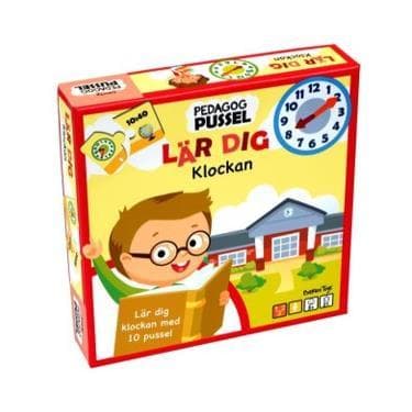 Pedagog Pussel Lär Dig Klockan