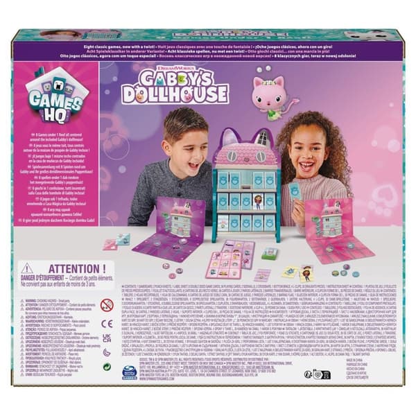 Gabby's Dollhouse 8-i-1 Salonkipelit