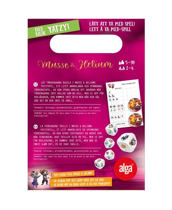 Musse & Helium Yatzy (SE/NO)