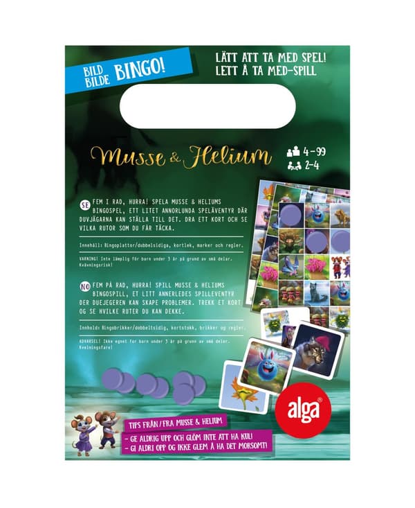 Musse & Helium Bingo (SE/NO)