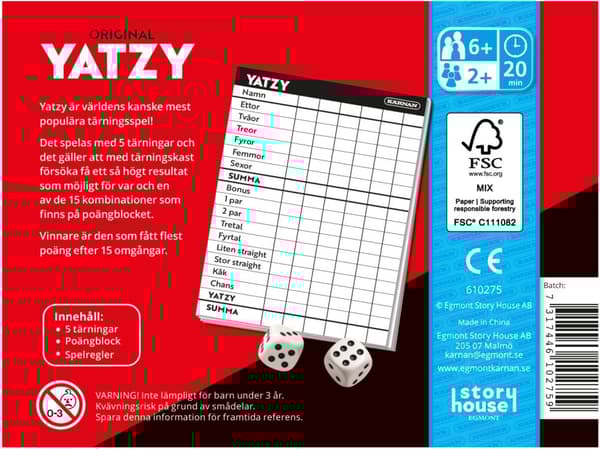 Yatzy Original Kärnan SE