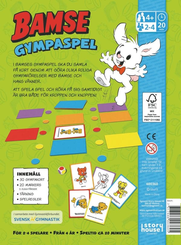 Bamse Gympaspel