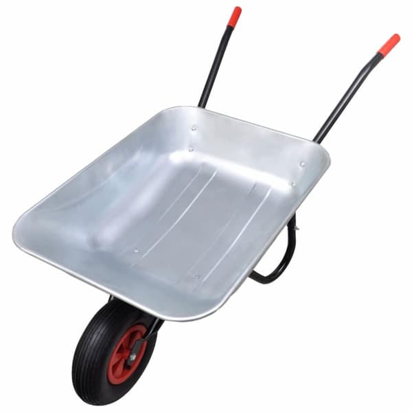 vidaXL Skottkärra 1 hjul 80 liter