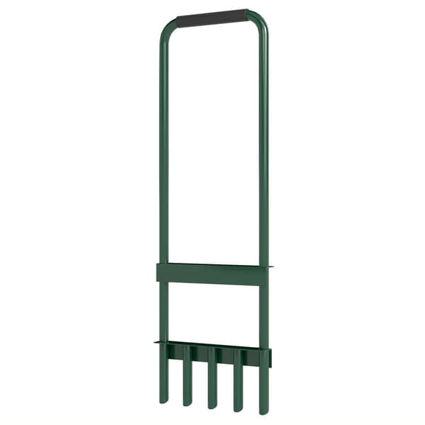 Græsplæne Aerator, 30x4x94 cm, Mørkegrøn