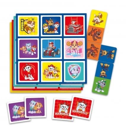 Paw Patrol 3-i-1 Lotto, Domino, Memo