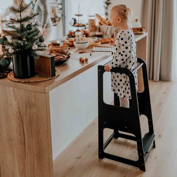 Taaperon askeljakso Montessori torni Taaperon keittiötorni, Keittiön askeljakso lapsille askeljakso Oppimistuoli, Taaperon apulaituri