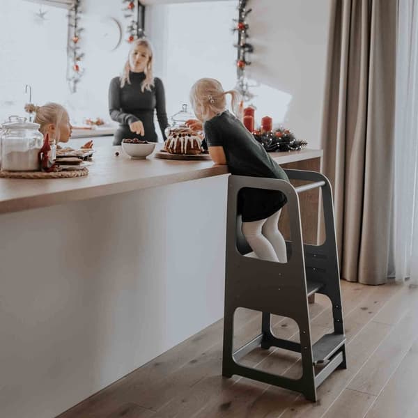 Keittiötorni, Keittiön turvatorni, Keittiöjakkara, Taaperoiden jakkara, Montessori-huonekalut, Oppimistorni