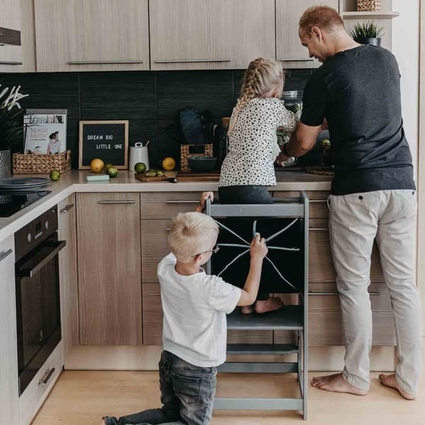 Keittiötorni, Keittiön turvatorni, Keittiöjakkara, Taaperoiden jakkara, Montessori-huonekalut, Oppimistorni