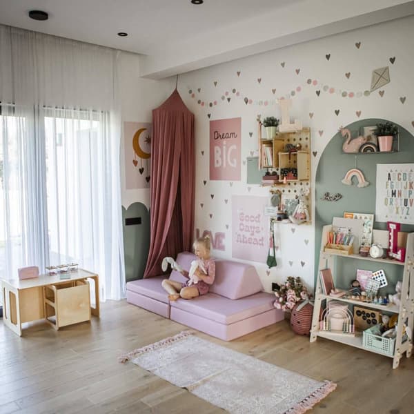Skum Madras Sæt, Skum Sofa Montessori Legetøj Overnight Madras Madras Play Sofa Montessori Gave Monboxy Madras Indendørs Legetøj