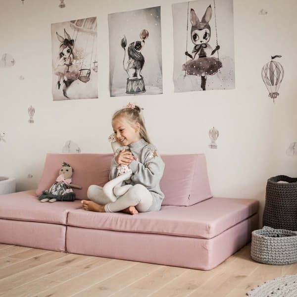 Skum Madras Sæt, Skum Sofa Montessori Legetøj Overnight Madras Madras Play Sofa Montessori Gave Monboxy Madras Indendørs Legetøj