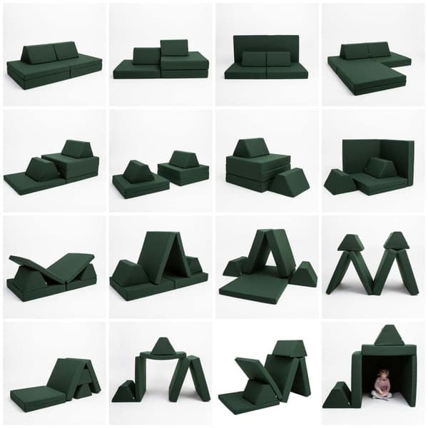 Skum Madras Sæt, Skum Sofa Montessori Legetøj Overnight Madras Madras Play Sofa Montessori Gave Monboxy Madras Indendørs Legetøj