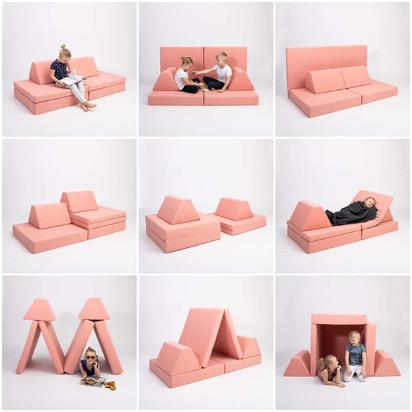 Skum Madras Sæt, Skum Sofa Montessori Legetøj Overnight Madras Madras Play Sofa Montessori Gave Monboxy Madras Indendørs Legetøj