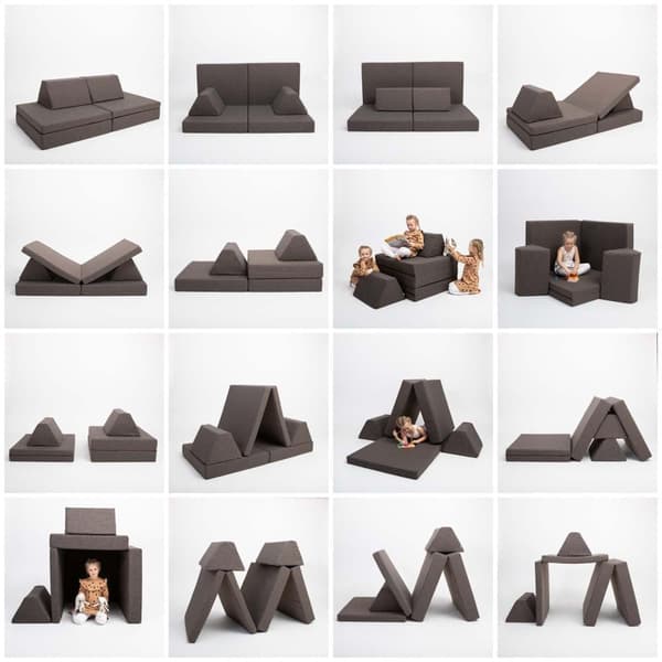Skum Madras Sæt, Skum Sofa Montessori Legetøj Overnight Madras Madras Play Sofa Montessori Gave Monboxy Madras Indendørs Legetøj