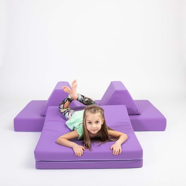 Barnsoffa för lek - Monboxy soffa - Montessori soffa - Mjuk lekmatrass för barn - Aktivitetsmadrass för småbarn