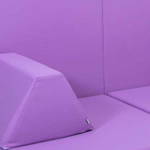 Barnsoffa för lek - Monboxy soffa - Montessori soffa - Mjuk lekmatrass för barn - Aktivitetsmadrass för småbarn