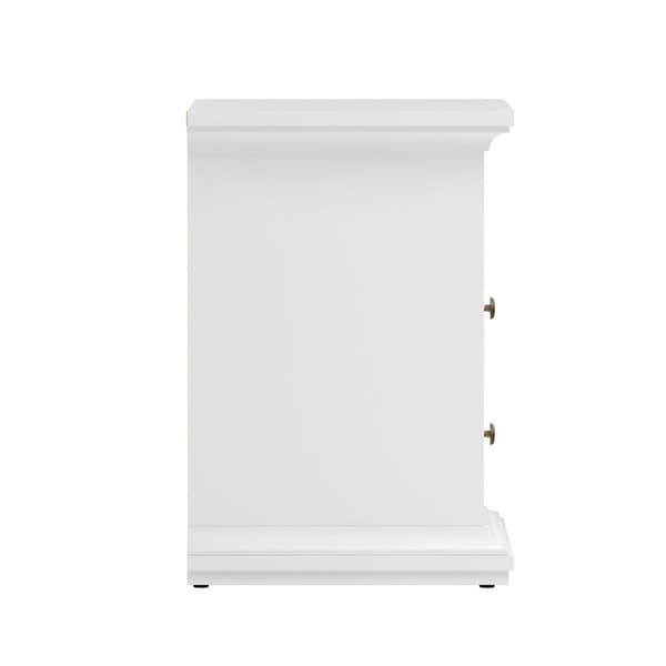 Venedig nattduksbord bredd 43 cm, höjd 58 cm vit.