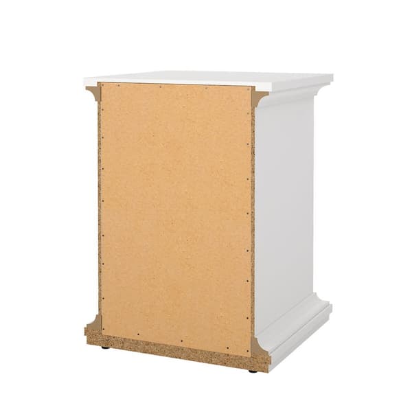 Venedig natborde 2 stk. bredde 43 cm, højde 58 cm hvid.