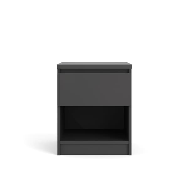 Nada natbord 1 skuffe og 1 hylde sort mat.