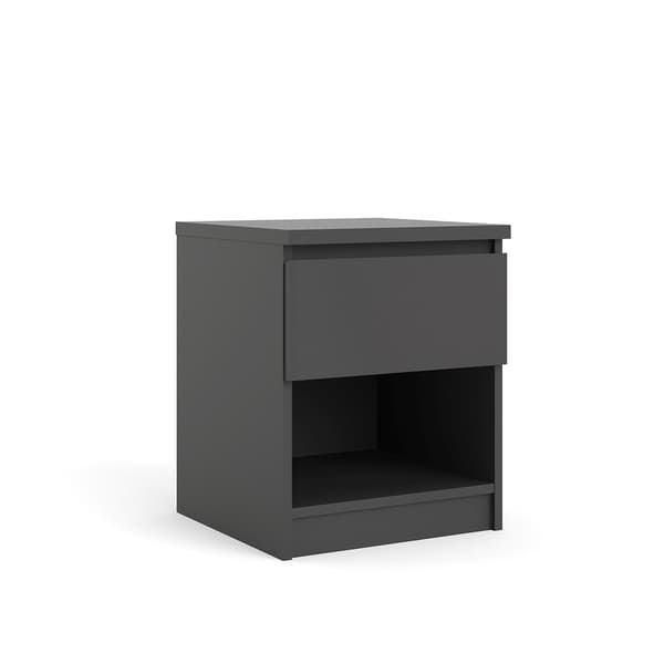 Nada natbord 1 skuffe og 1 hylde sort mat.